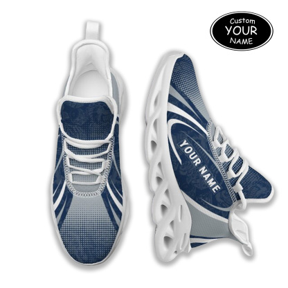 Max Sowl-25-yy-State College-17-6, Personalized Penn State Nittany Lions Custom Max Sowl Shoes, Personalized Skull Sport Footwear, Custom Color-Blocked Running Shoes