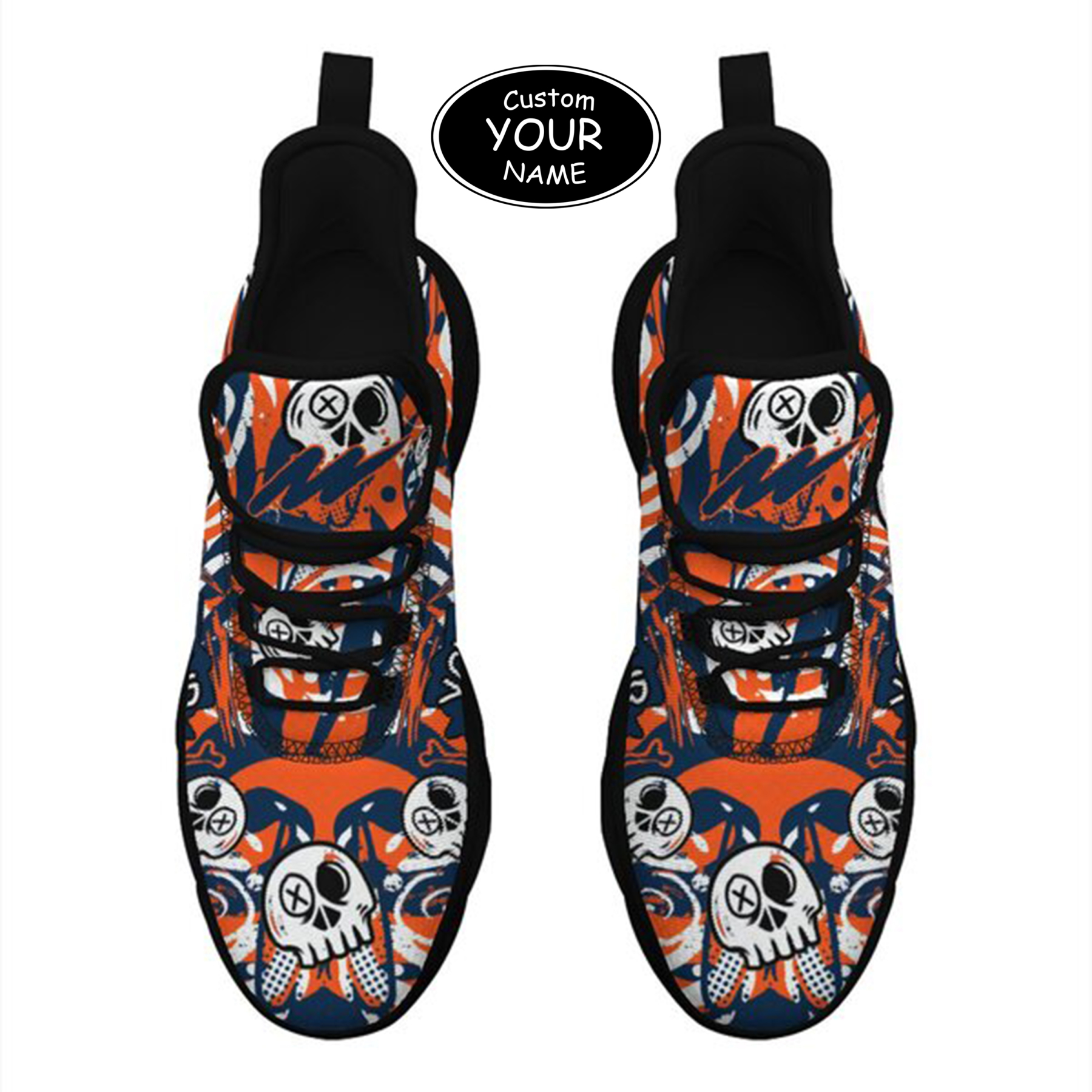 Max Sowl-25-cy-Denver-10-7, Personalized Denver Sneakers, Custom Breathable Walking Shoes, Patriotic Running Shoes