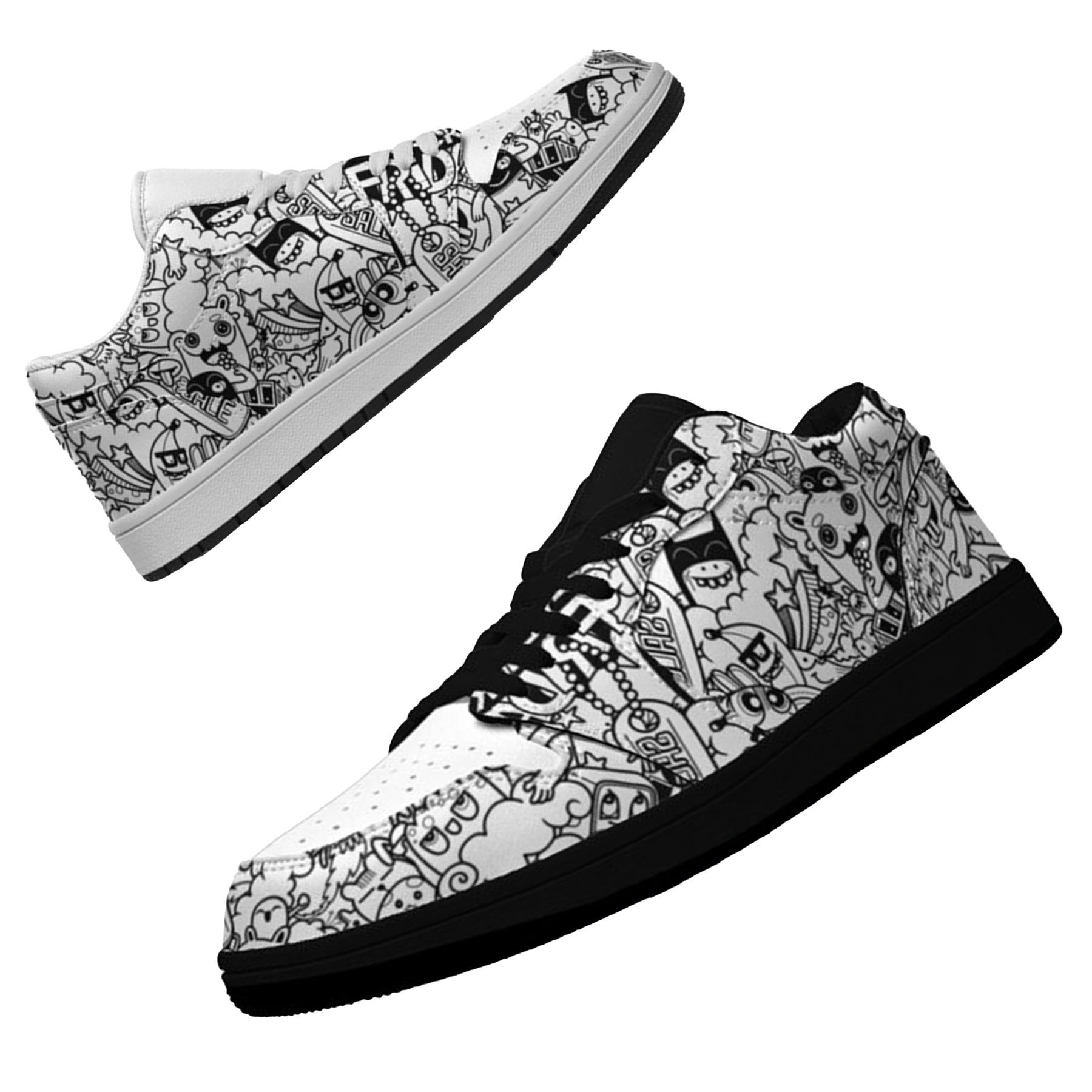 Jordan 1-25-yy-Quiet Luxe-10, Personalized Light Luxury Vintage Sneakers, Custom Printed Design, Light Breathable, Casual Walking Shoes, Fashion Sneakers
