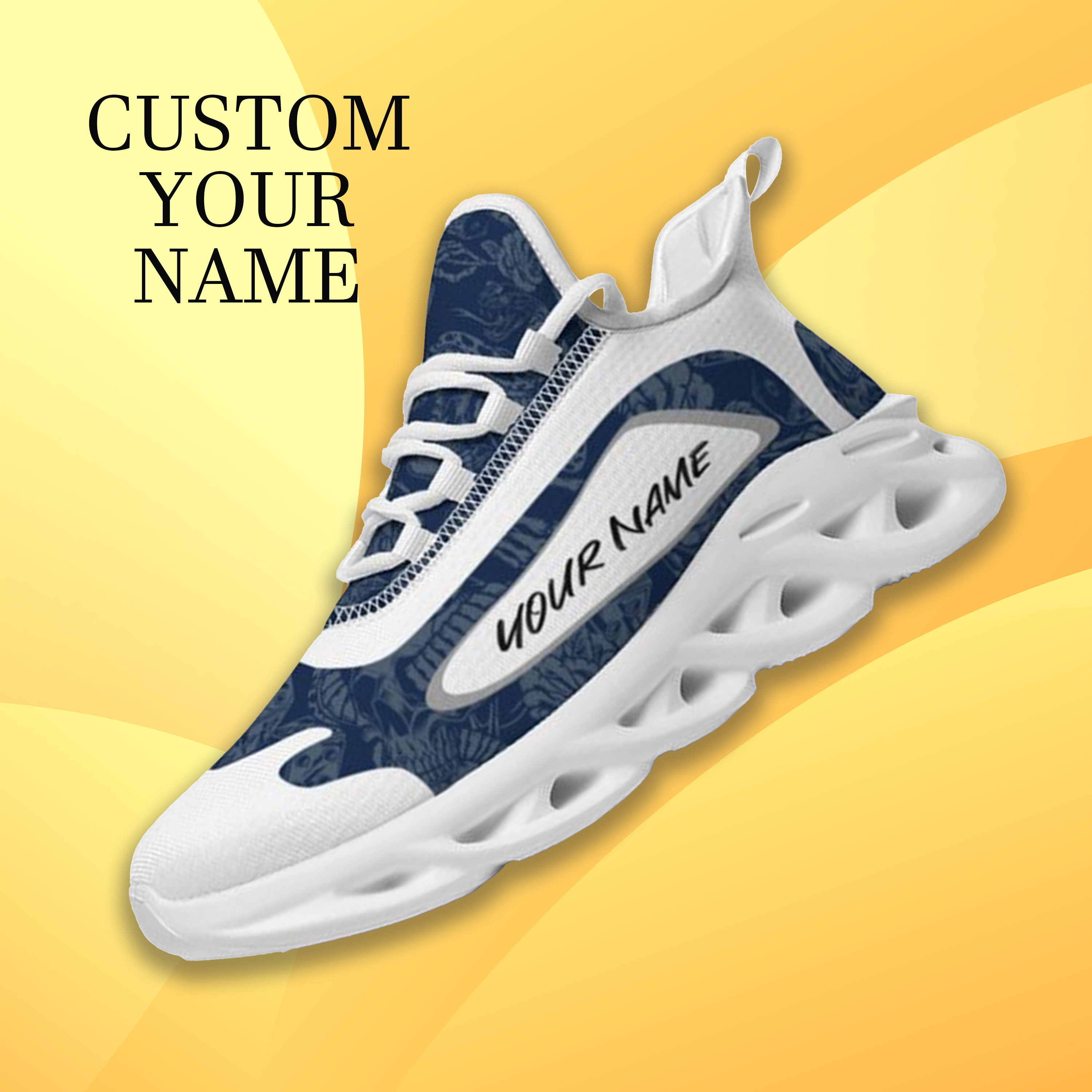 Max Sowl-25-cy-State College-17-3, Personalized Penn State Nittany Lions Custom Max Sowl Shoes, Patriotic Running Sneakers, Custom Comfortable Walking Shoes