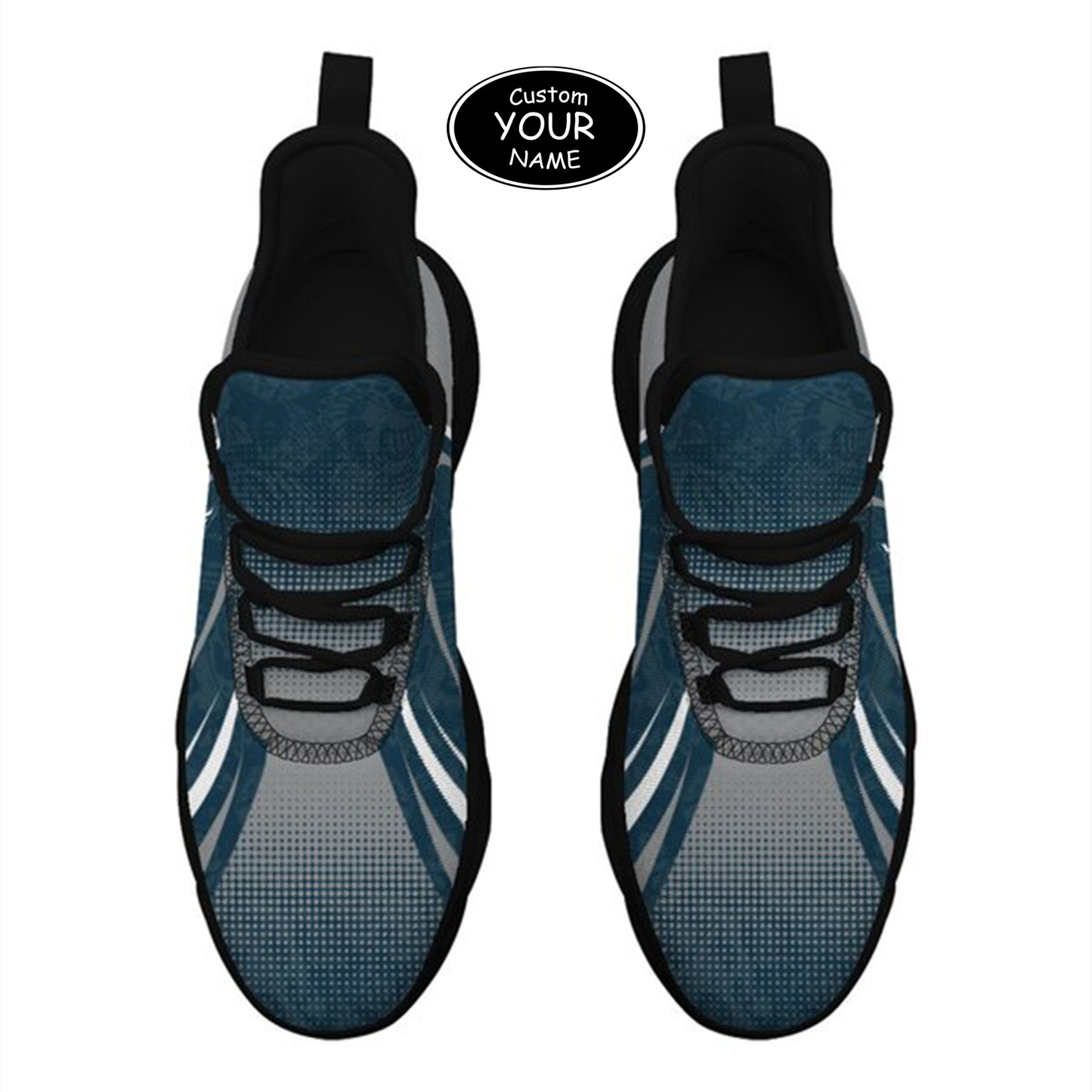 Max Sowl-25-yy-Logan-22-6, Personalized Utah State Aggies Custom Max Sowl Shoes, Personalized Skull Sport Footwear, Custom Color-Blocked Running Shoes