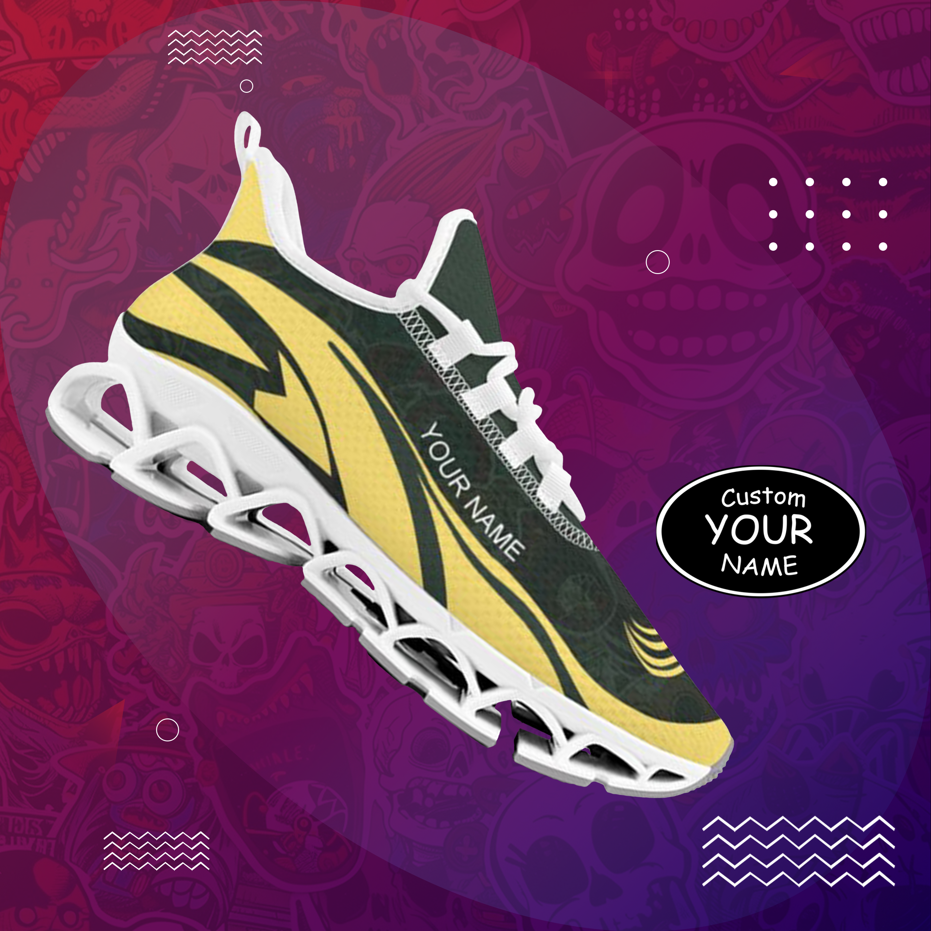 FN003-25YY13-1, Green Bay, personalized company gifts, enterprise gift platform customization Max Soul, personalized sports shoes