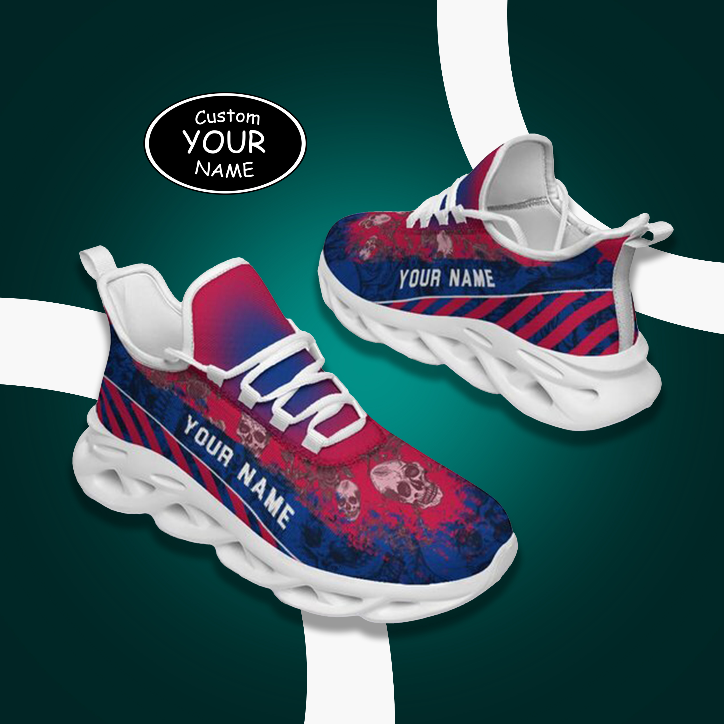 Personalized  Buffalo Sneakers, Custom Breathable Walking Shoes, Patriotic Running Shoes,Max Sowl-25-cy-Buffalo-4-2