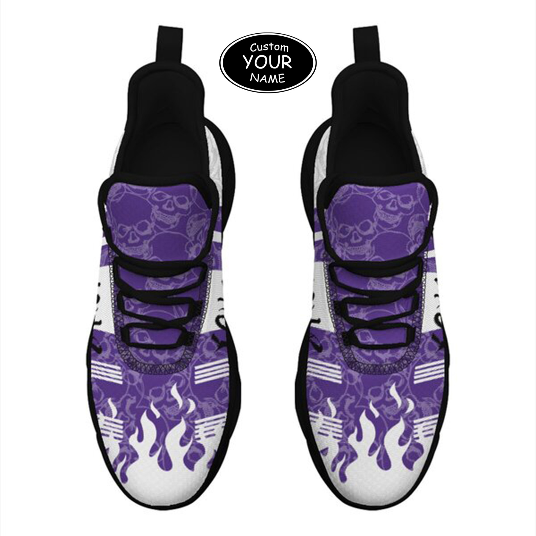 Max Sowl-25-yy-Evanston-21-3, Personalized Northwestern Wildcats Custom Max Sowl Shoes, Patriotic Running Sneakers, Custom Comfortable Walking Shoes