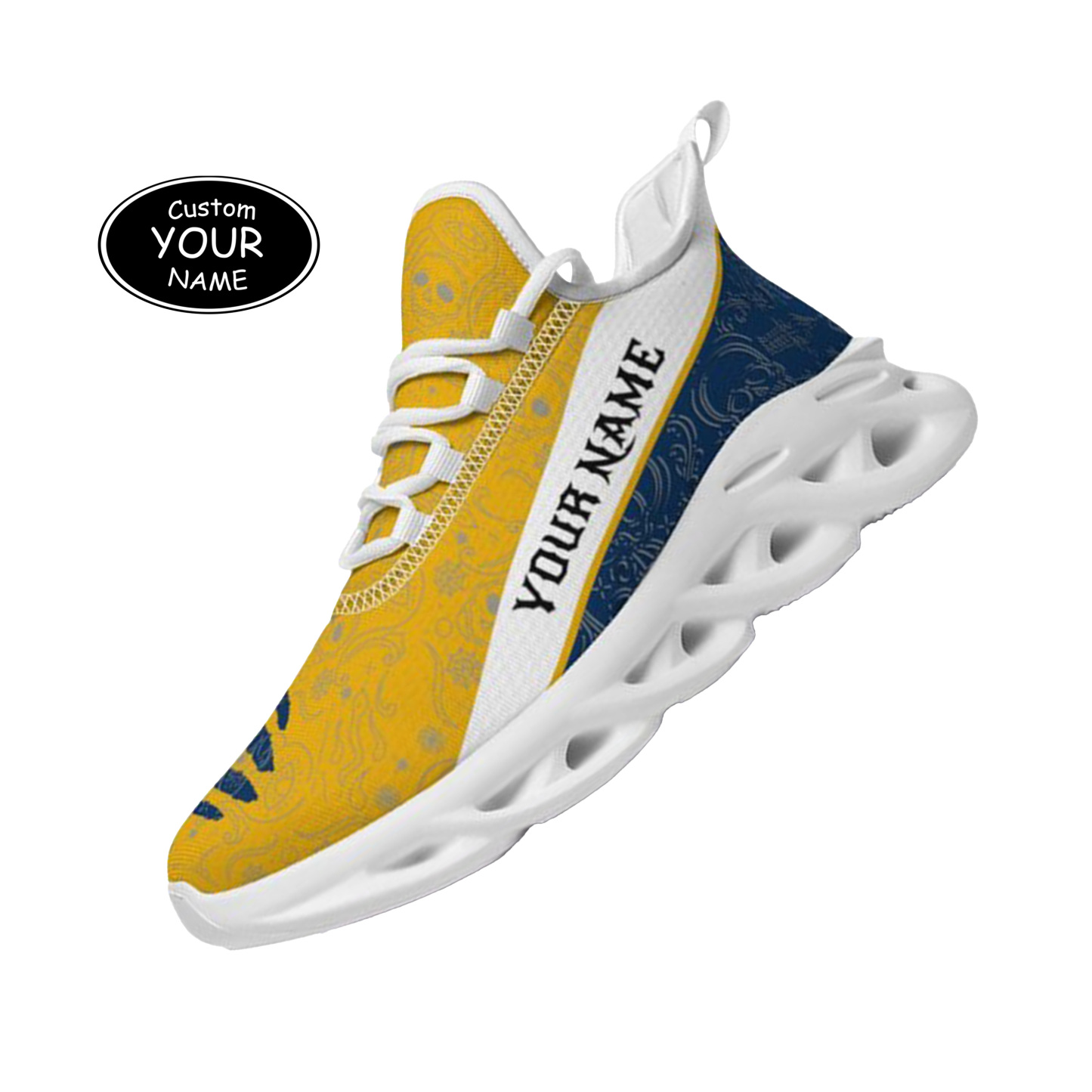 Max Sowl-25-yy-Morgantown-20-2, Personalized West Virginia Mountaineers Custom Max Sowl Shoes, Patriotic Running Sneakers, Custom Comfortable Walking Shoes