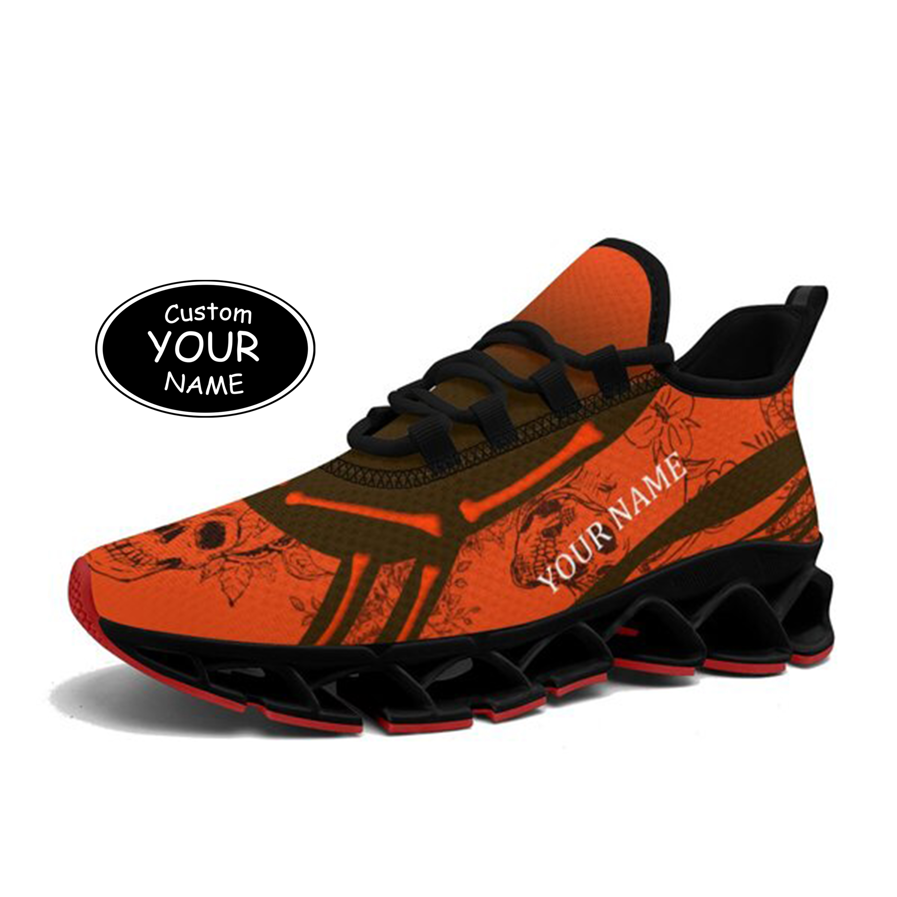 FN003-25-cy-Cleveland-8-1，Personalized  Cleveland Sneakers, Custom Breathable Walking Shoes, Patriotic Running Shoes