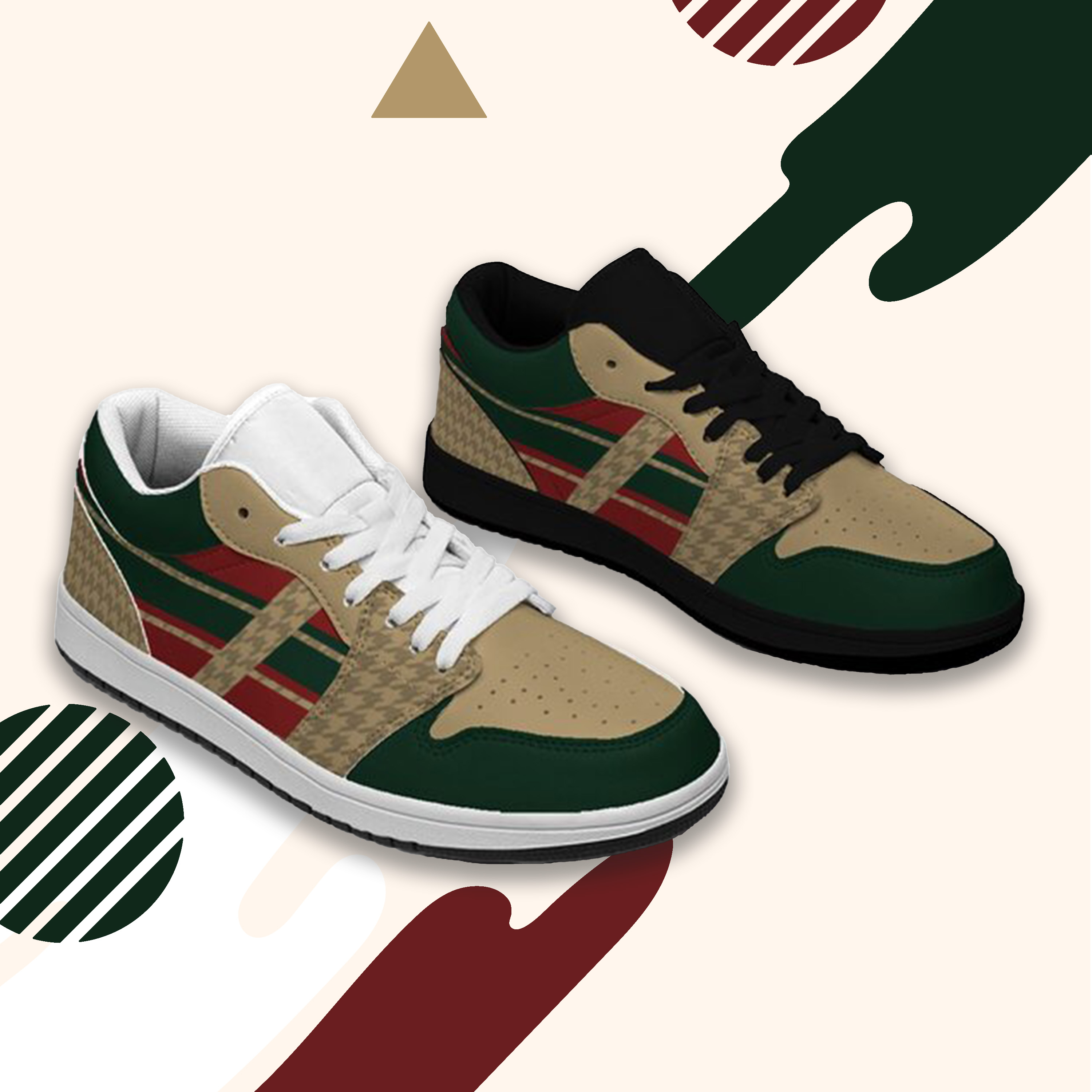 Jordan 1-25-cy-Quiet Luxe-1, Personalized Light Luxury Vintage Sneakers for Men Women, Soft-Sole Shoes, Breathable and Comfort Walking Shoes for Casual Dress, Gift for Birthday、Christmas