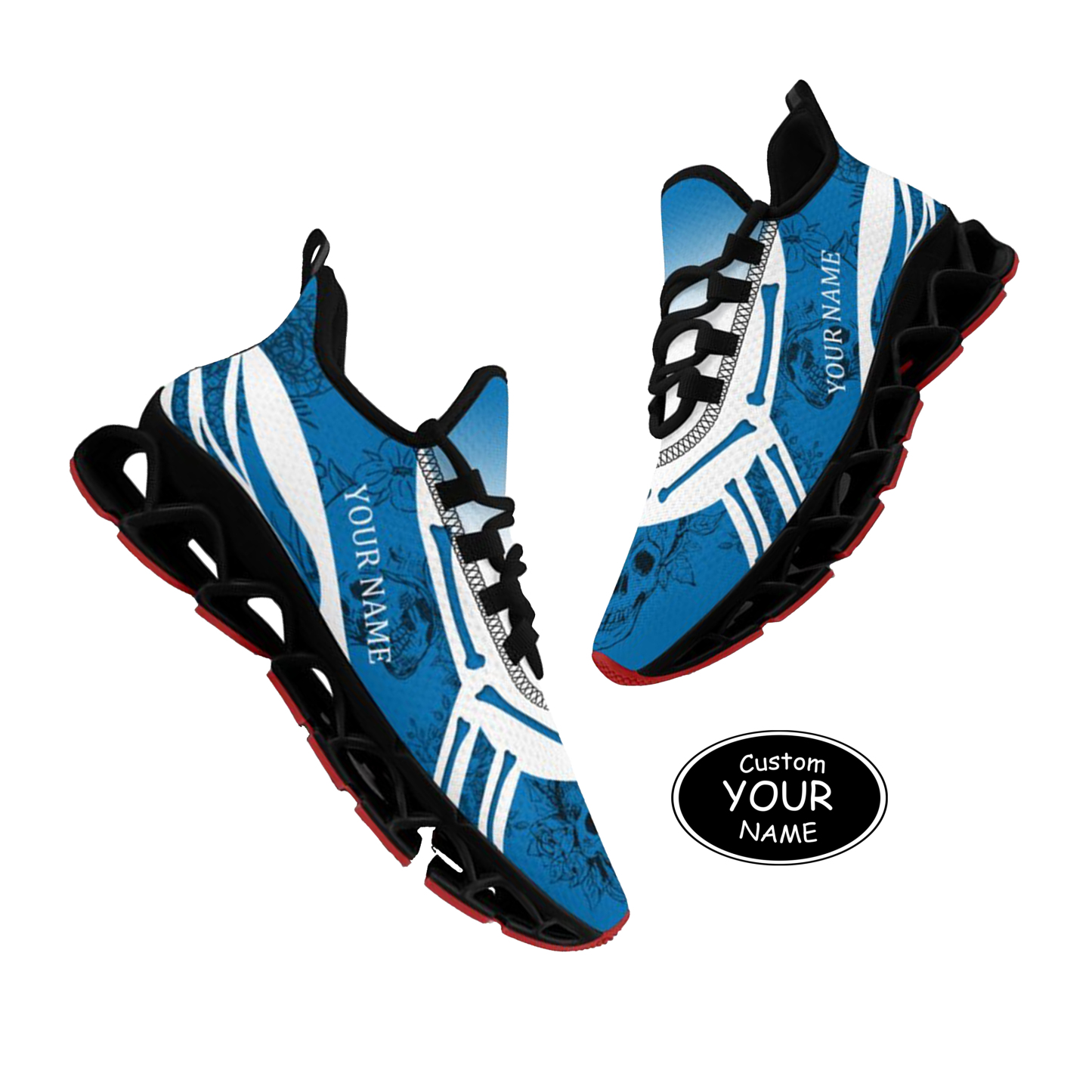 FN003-25-cy-Detroit-11-1，Personalized  Detroit Sneakers, Custom Breathable Walking Shoes, Patriotic Running Shoes
