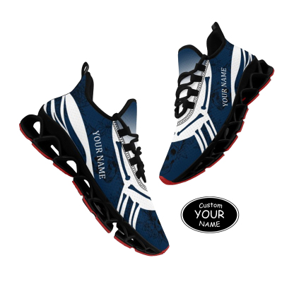 FN003-25-cy-Dallas-9-1，Personalized  Dallas Sneakers, Custom Breathable Walking Shoes, Patriotic Running Shoes