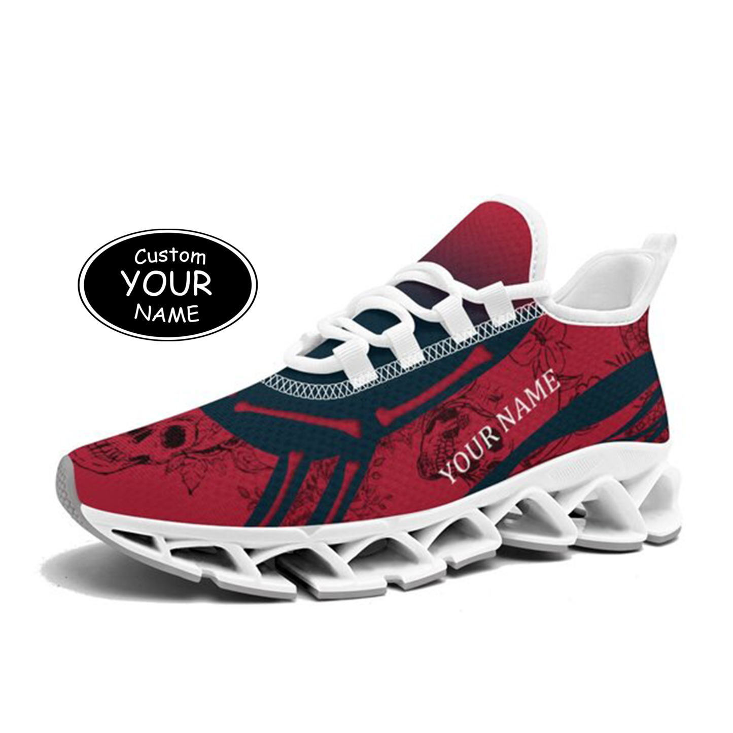 FN003-25-cy-Houston-12-1，Personalized  Houston Sneakers, Custom Breathable Walking Shoes, Patriotic Running Shoes