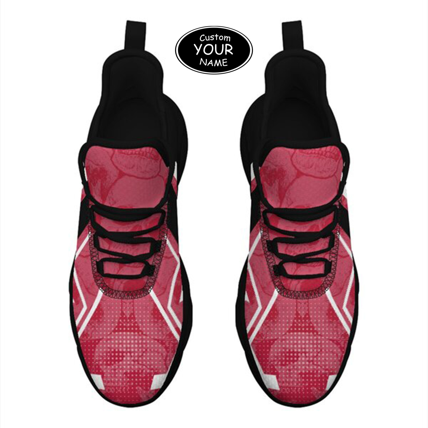 Max Sowl-25-yy-Athens-8-5, Personalized Georgia Bulldogs Custom Max Sowl Shoes, Personalized Skull Sport Footwear, Custom Color-Blocked Running Shoes