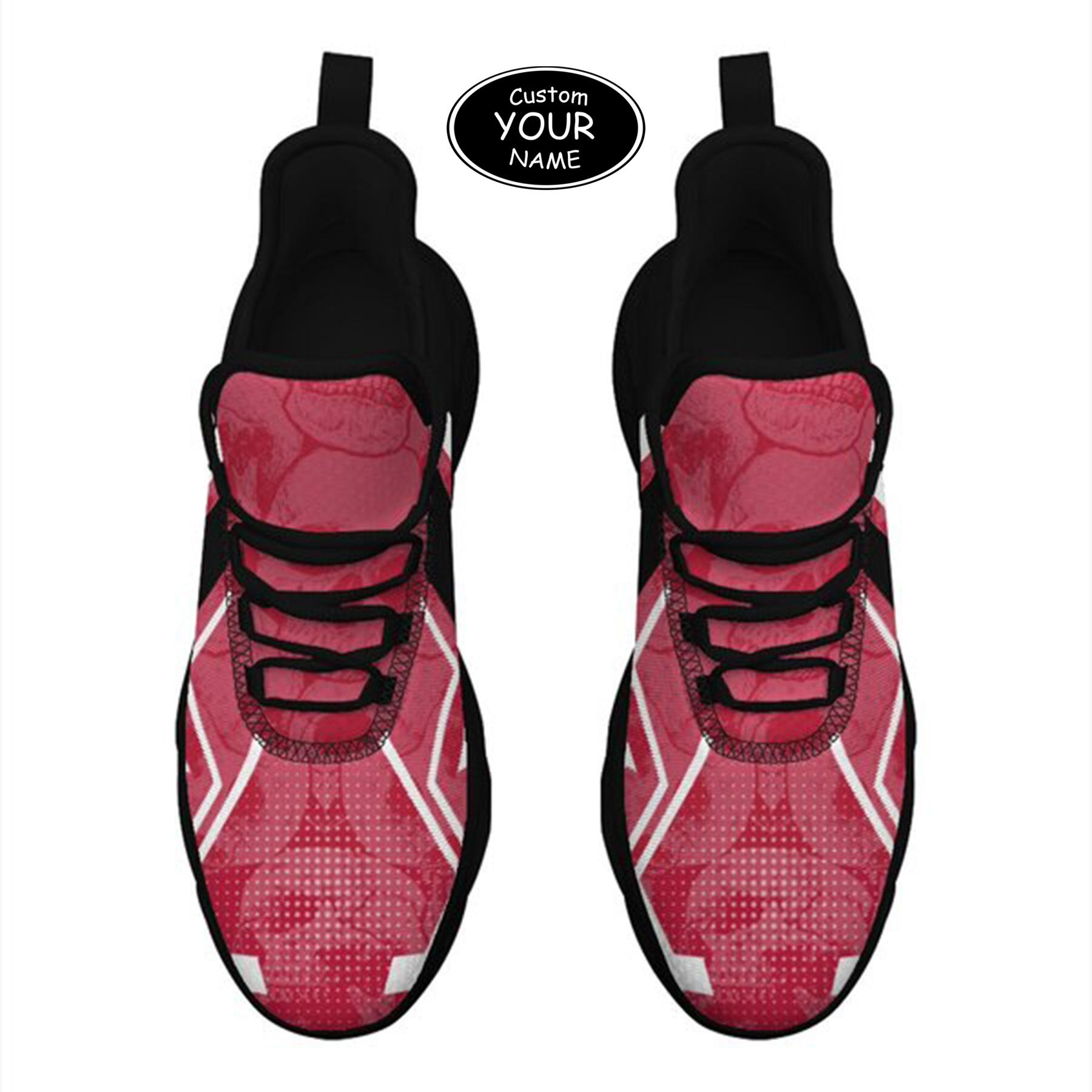 Max Sowl-25-yy-Athens-8-5, Personalized Georgia Bulldogs Custom Max Sowl Shoes, Personalized Skull Sport Footwear, Custom Color-Blocked Running Shoes