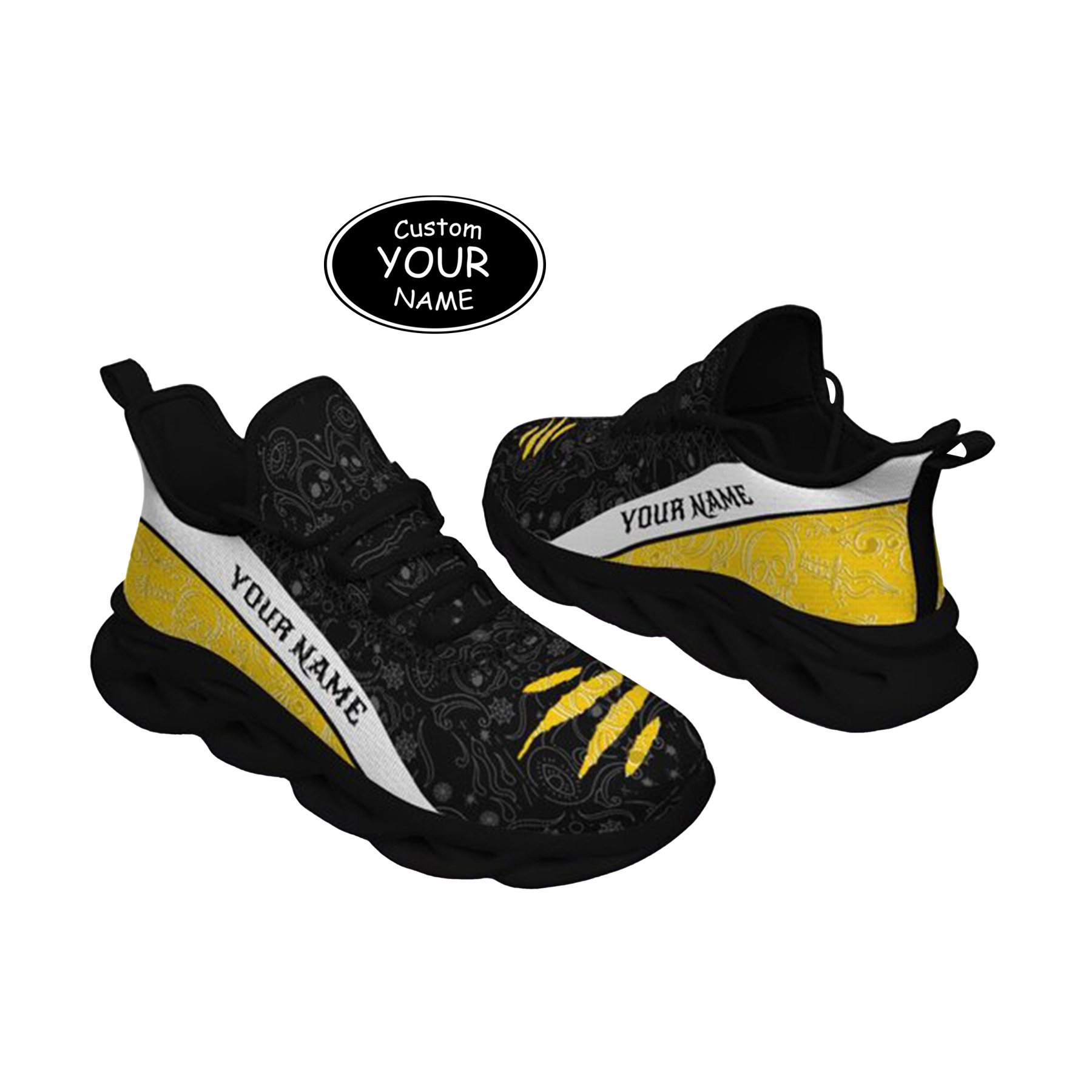 Max Sowl-25-yy-Iowa City-25-2, Personalized Iowa Hawkeyes Custom Max Sowl Shoes, Patriotic Running Sneakers, Custom Comfortable Walking Shoes