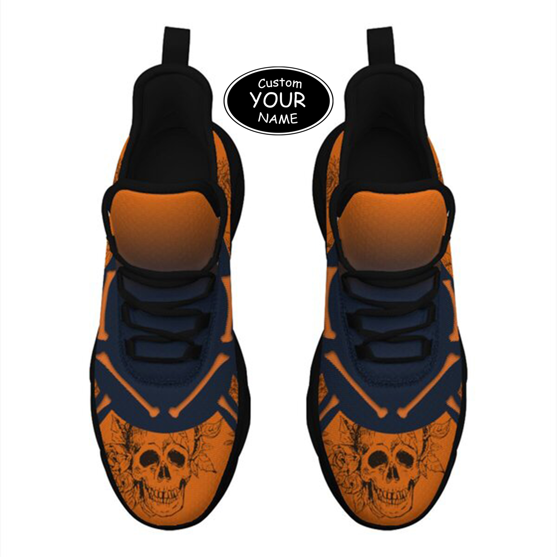 Personalized  Chicago Sneakers, Custom Breathable Walking Shoes, Patriotic Running Shoes,Max Sowl-25-cy-Chicago-7-1