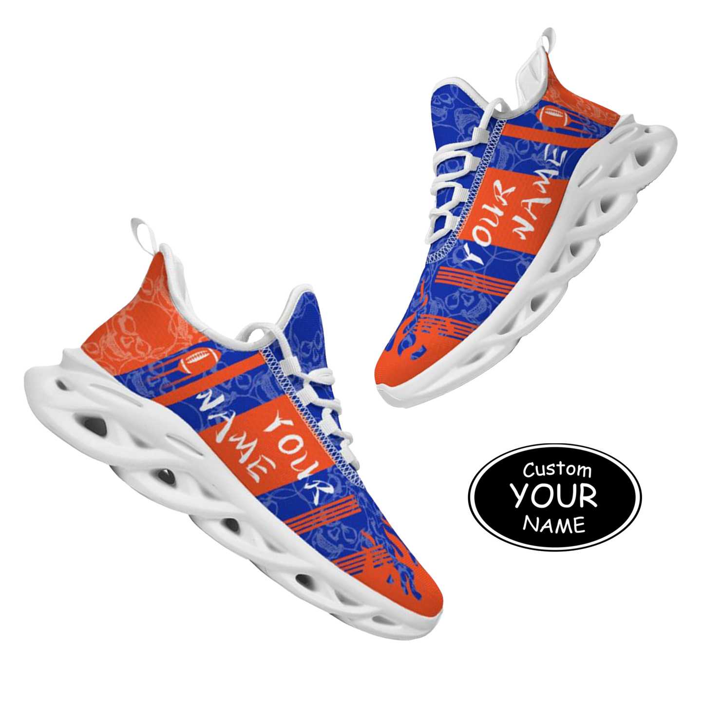 Max Sowl-25-yy-Gainesville-7-3, Personalized Florida Gators Custom Max Sowl Shoes, Patriotic Running Sneakers, Custom Comfortable Walking Shoes