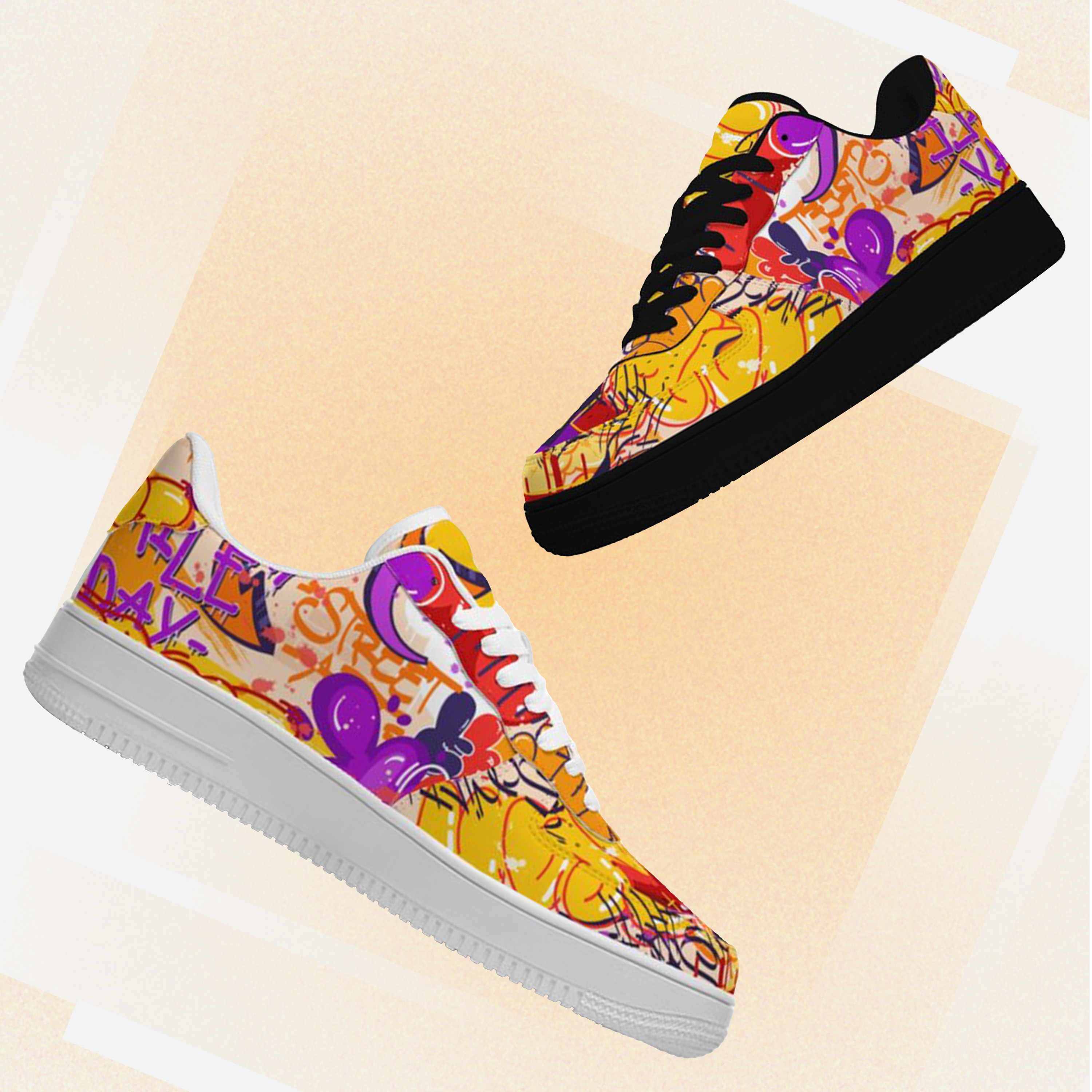 Air Force 1-25-yy-Quiet Luxe-5, Personalized Light Luxury Vintage Sneakers, Breathable Running Shoes, Graffiti Luxury-inspired Design, Anti-Slip Athletic Shoes, Comfort  Walking  Sneakers