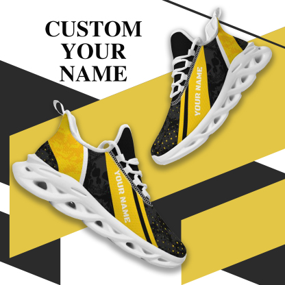 Personalized Iowa Hawkeyes Custom Max Sowl Shoes, Patriotic Running Sneakers, Custom Comfortable Walking Shoes