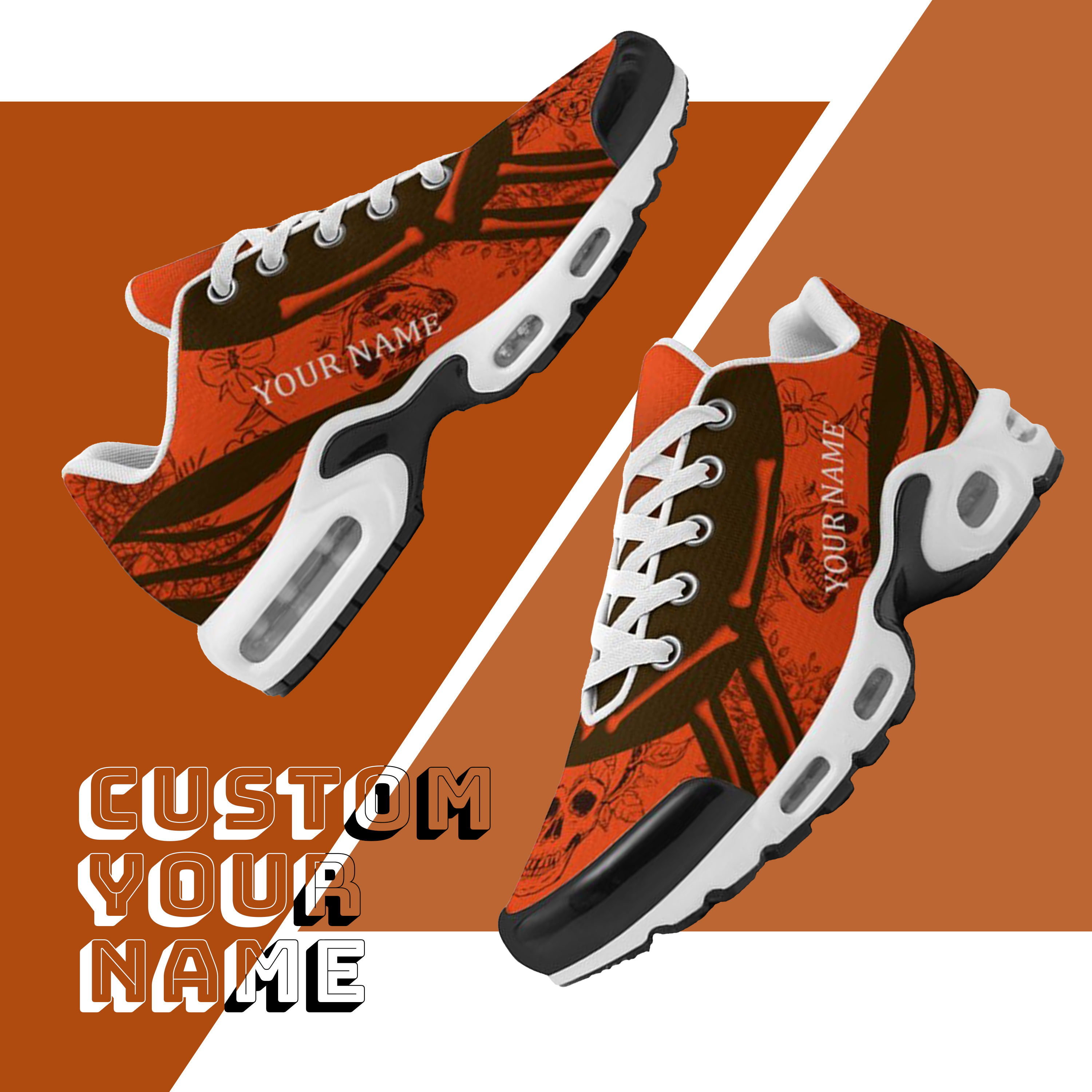 TN-25-cy-Cleveland-8-1，Personalized  Cleveland Sneakers, Custom Breathable Walking Shoes, Patriotic Running Shoes