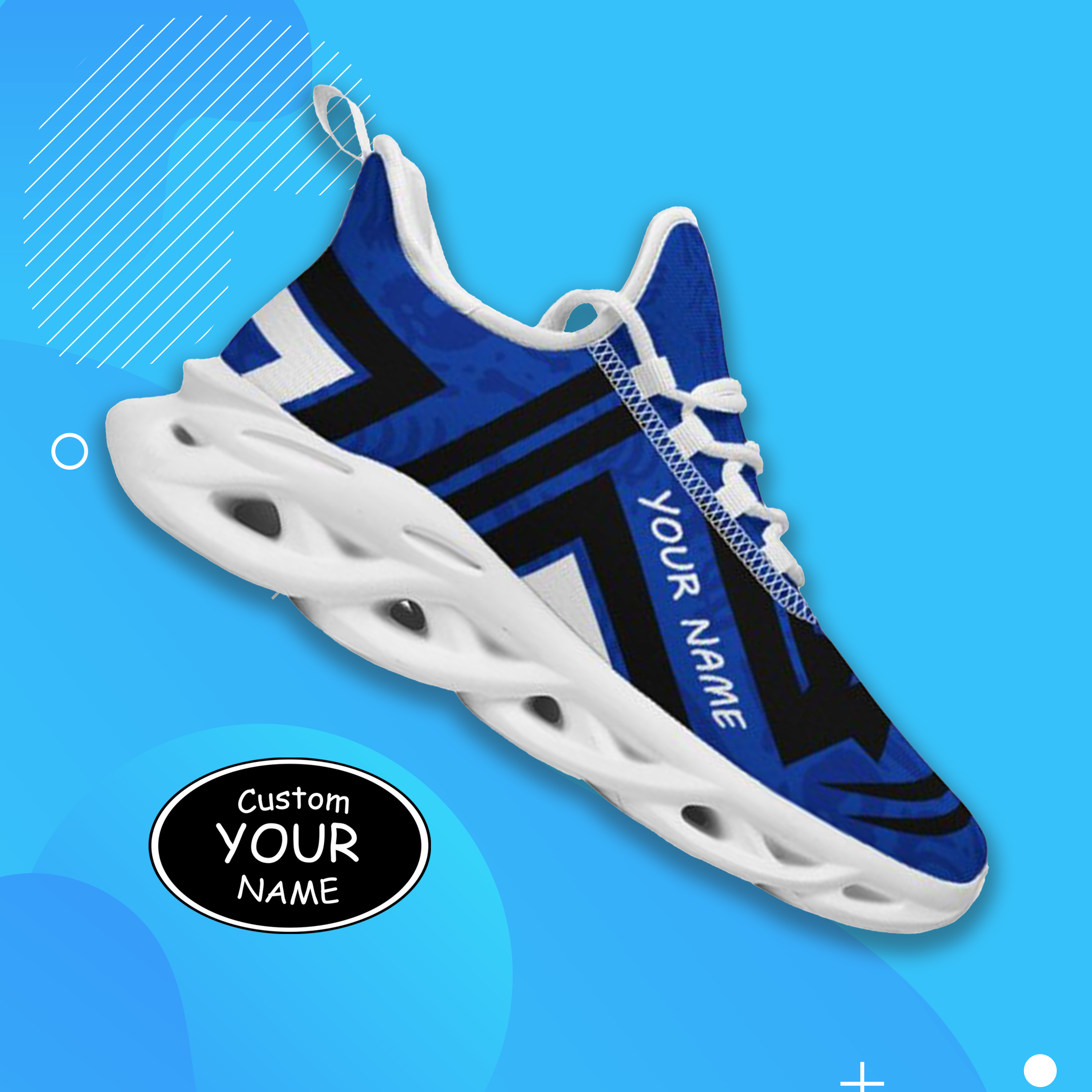 Max Sowl-25-cy-Lexington-12-4, Personalized Kentucky Wildcats Custom Max Sowl Shoes, Personalized Sport Footwear, Custom Color-Blocked Running Shoes