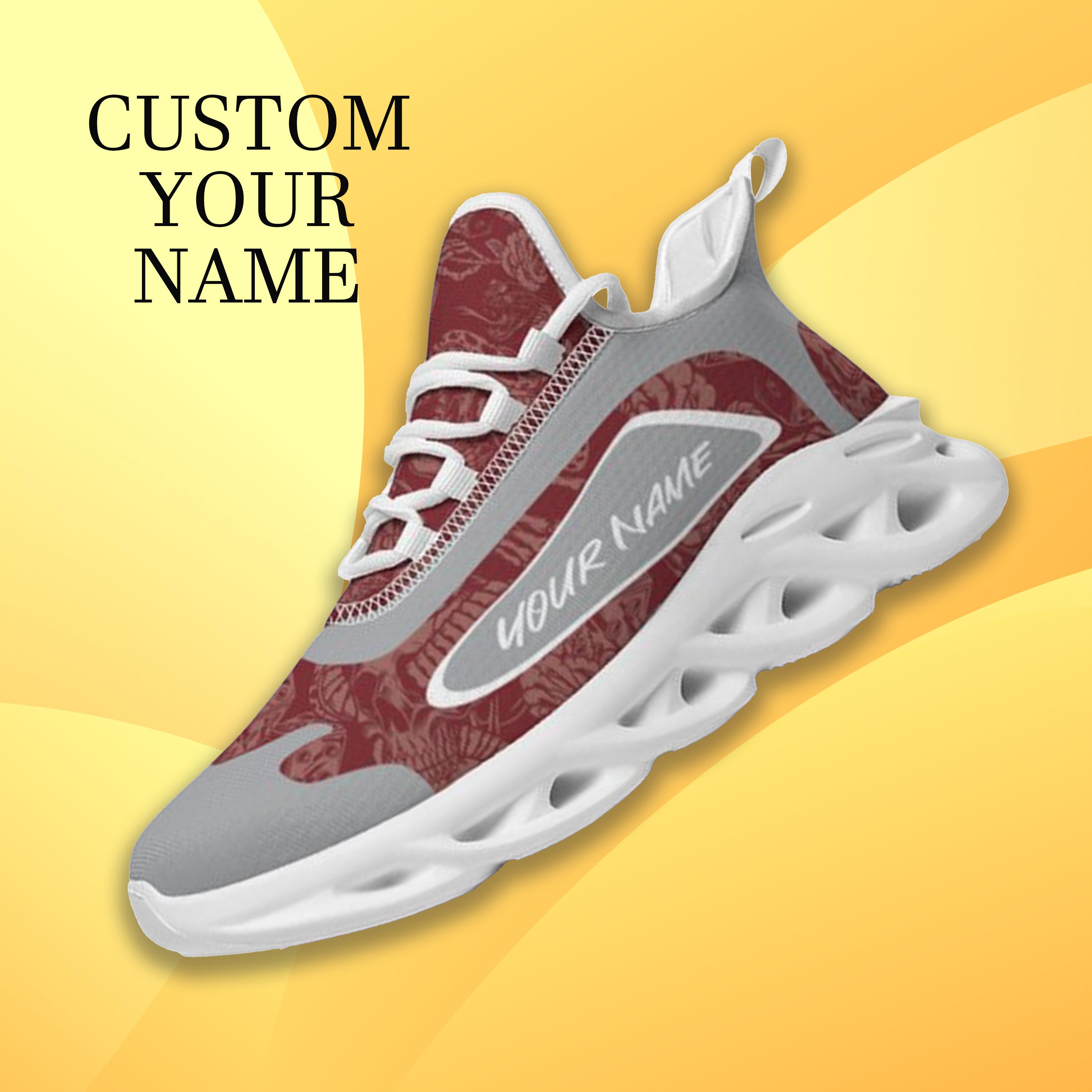 Max Sowl-25-cy-College Station-16-3, Personalized Texas A&M Aggies Custom Max Sowl Shoes, Patriotic Running Sneakers, Custom Comfortable Walking Shoes
