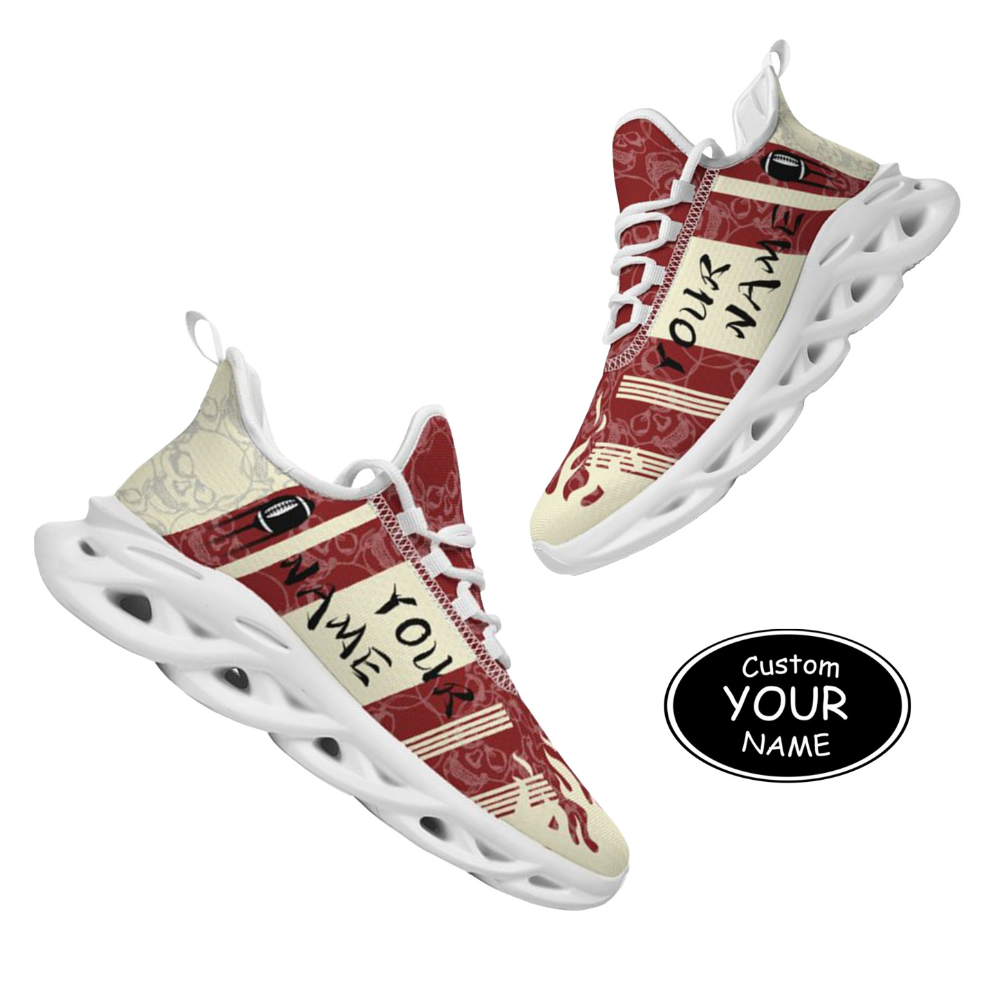 Max Sowl-25-yy-Norman-4-3, Personalized Oklahoma Sooners Custom Max Sowl Shoes, Patriotic Running Sneakers, Custom Comfortable Walking Shoes