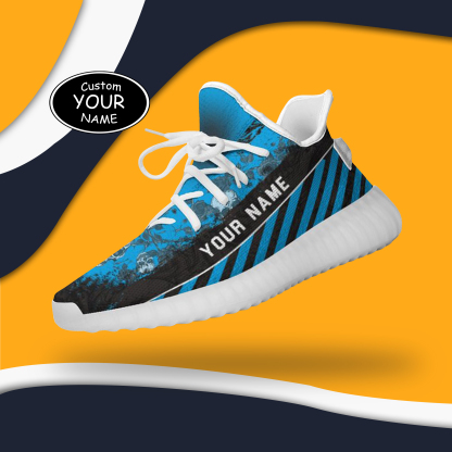 SH051-25-cy-Carolina-5-2，Personalized  Carolina Sneakers, Custom Breathable Walking Shoes, Patriotic Running Shoes