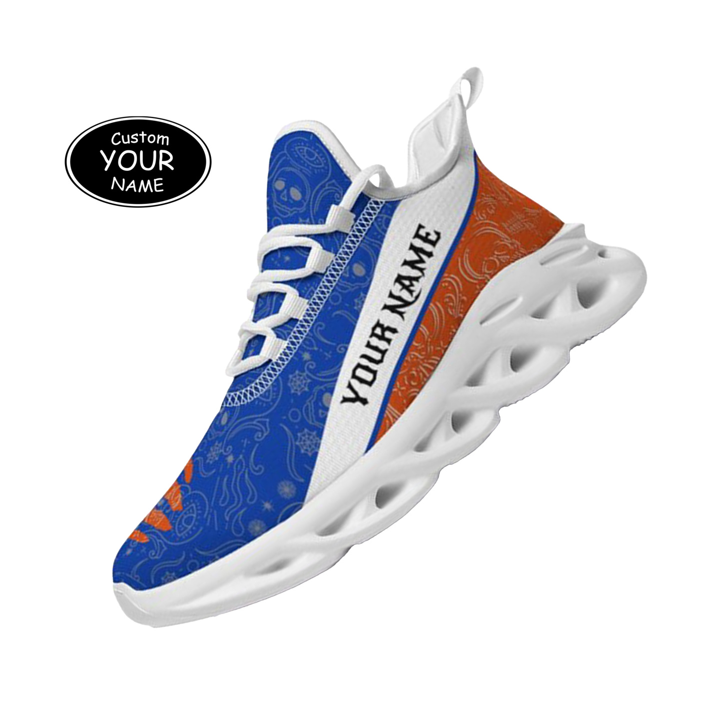 Max Sowl-25-yy-Boise-23-2, Personalized Boise State Broncos Custom Max Sowl Shoes, Patriotic Running Sneakers, Custom Comfortable Walking Shoes