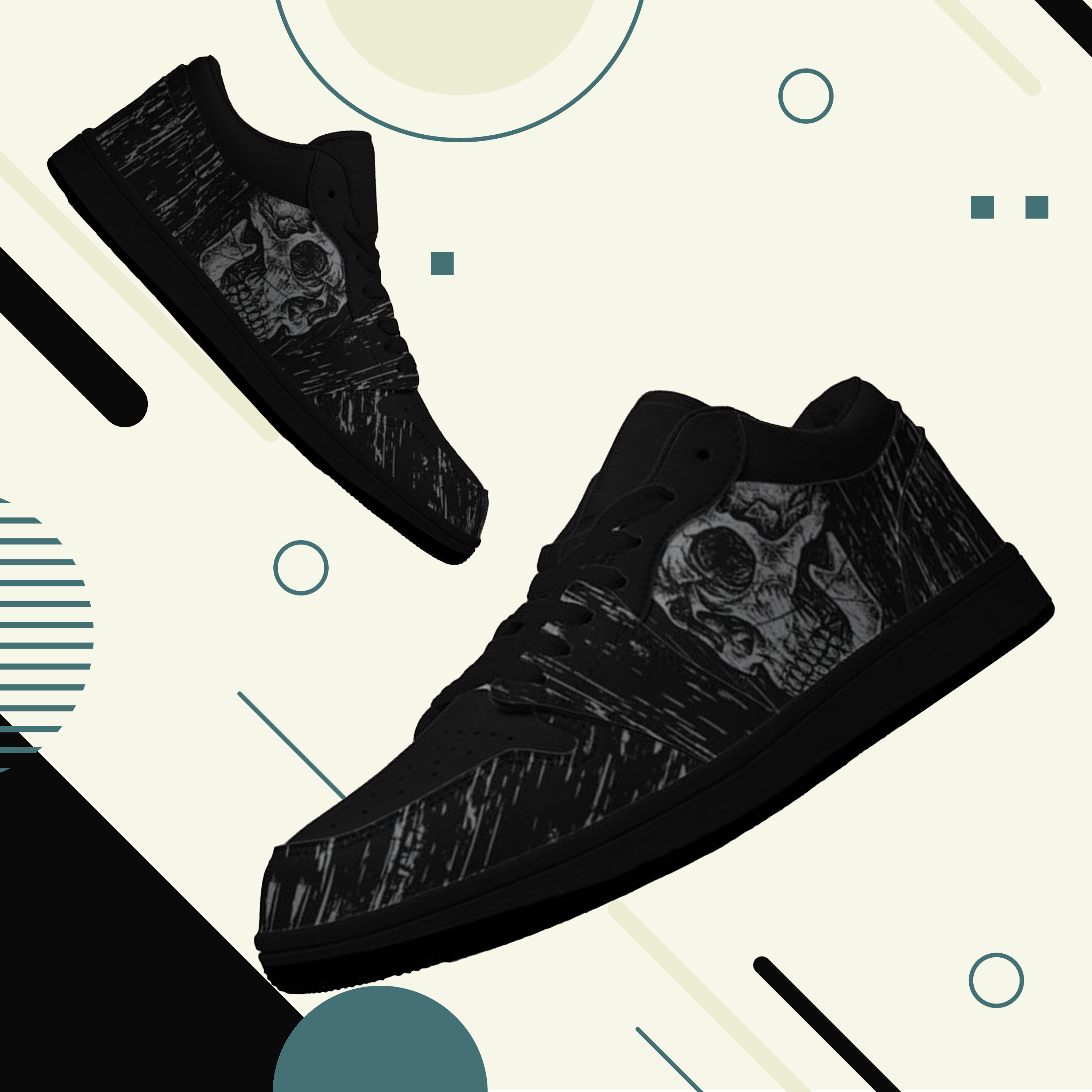 Jordan 1 Low-25-yy-skull-7, Jordan 1 Retro Low Sneakers, Personalized Gothic Shoes, Skull Design, Unisex Non Slip Walking Sneakers, Lightweight Breathable Running Shoes, Casual Sports Shoes, Unique Holidays Gifts
