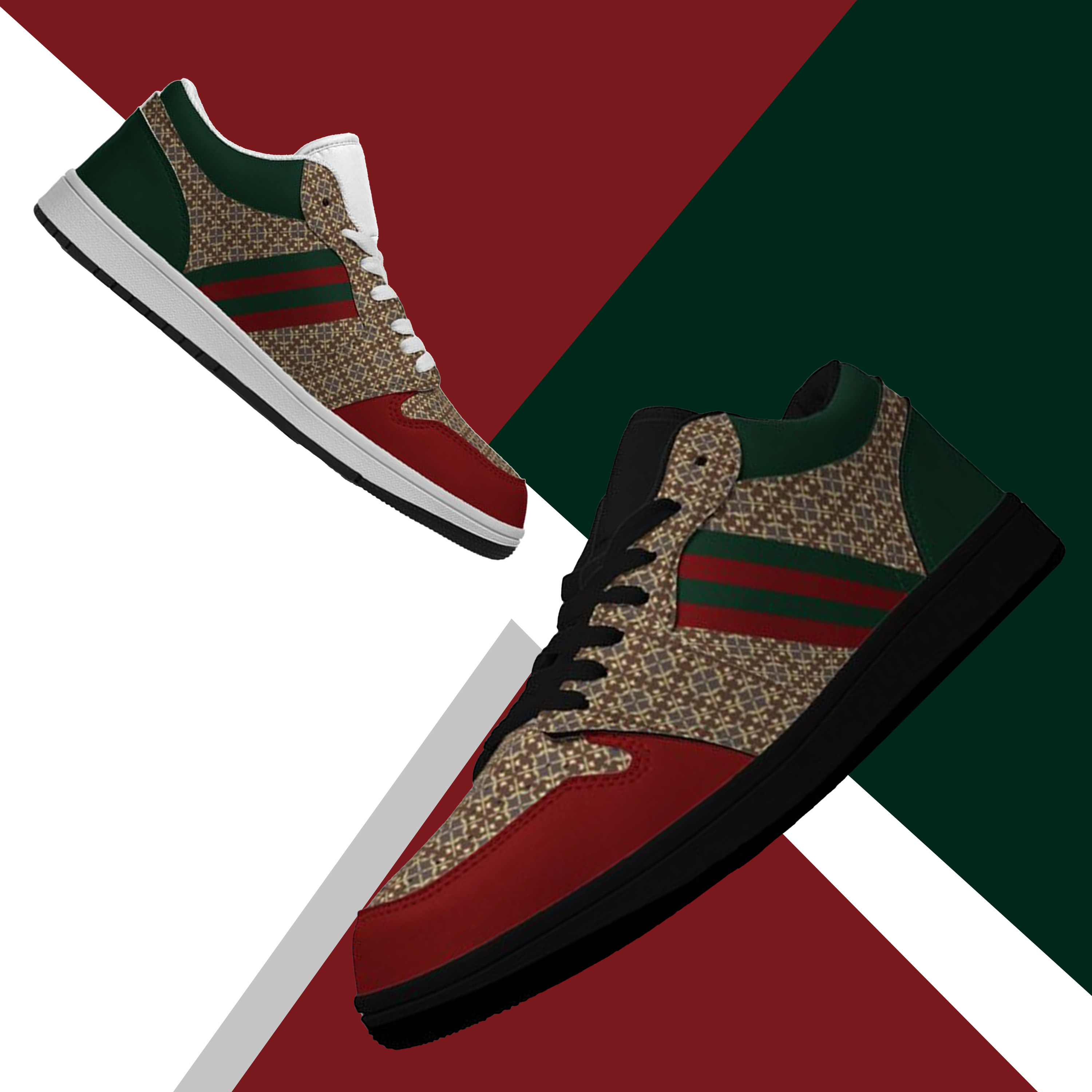 Jordan 1-25-yy-Quiet Luxe-1, Personalized Light Luxury Vintage Sneakers for Men Women, Soft-Sole Shoes, Breathable and Comfort Walking Shoes for Casual Dress, Gift for Birthday、Christmas