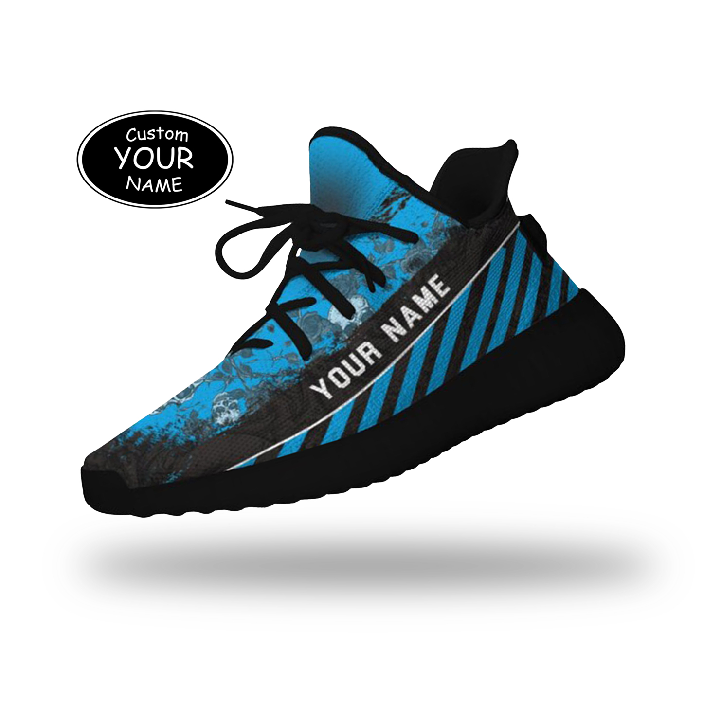 SH051-25-cy-Carolina-5-2，Personalized  Carolina Sneakers, Custom Breathable Walking Shoes, Patriotic Running Shoes