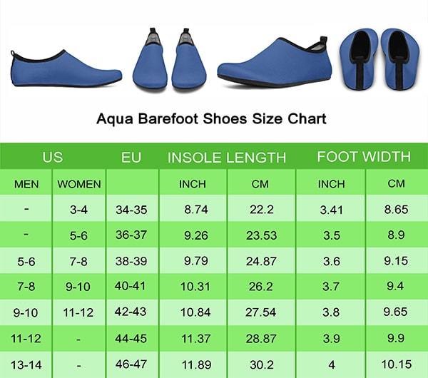 Latin Phrases Aqua Barefoot Shoes