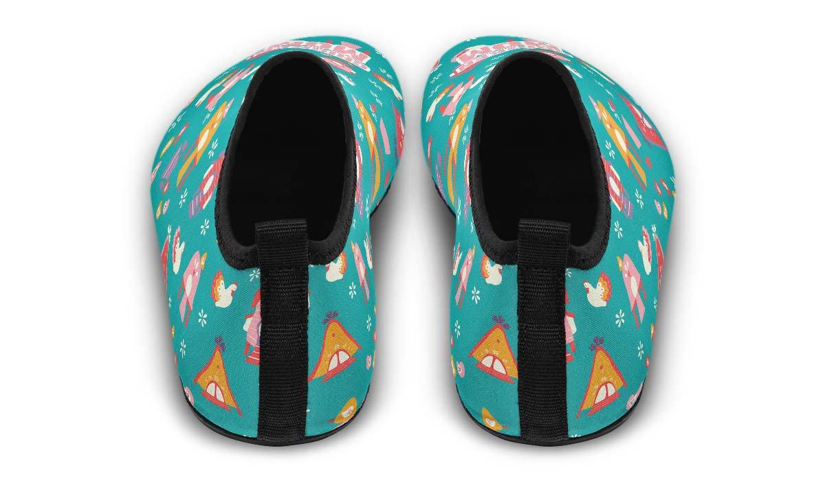Chicken Mom Aqua Barefoot Shoes