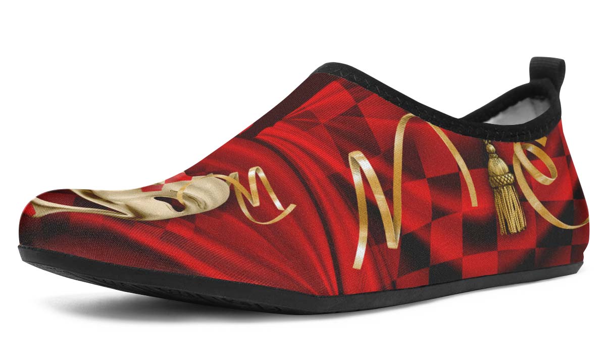 Comedyand Tragedy Aqua Barefoot Shoes