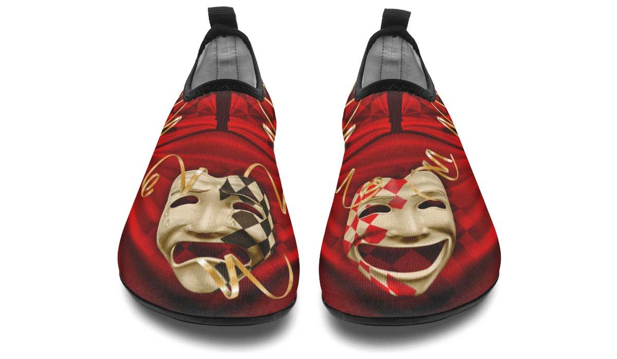 Comedyand Tragedy Aqua Barefoot Shoes