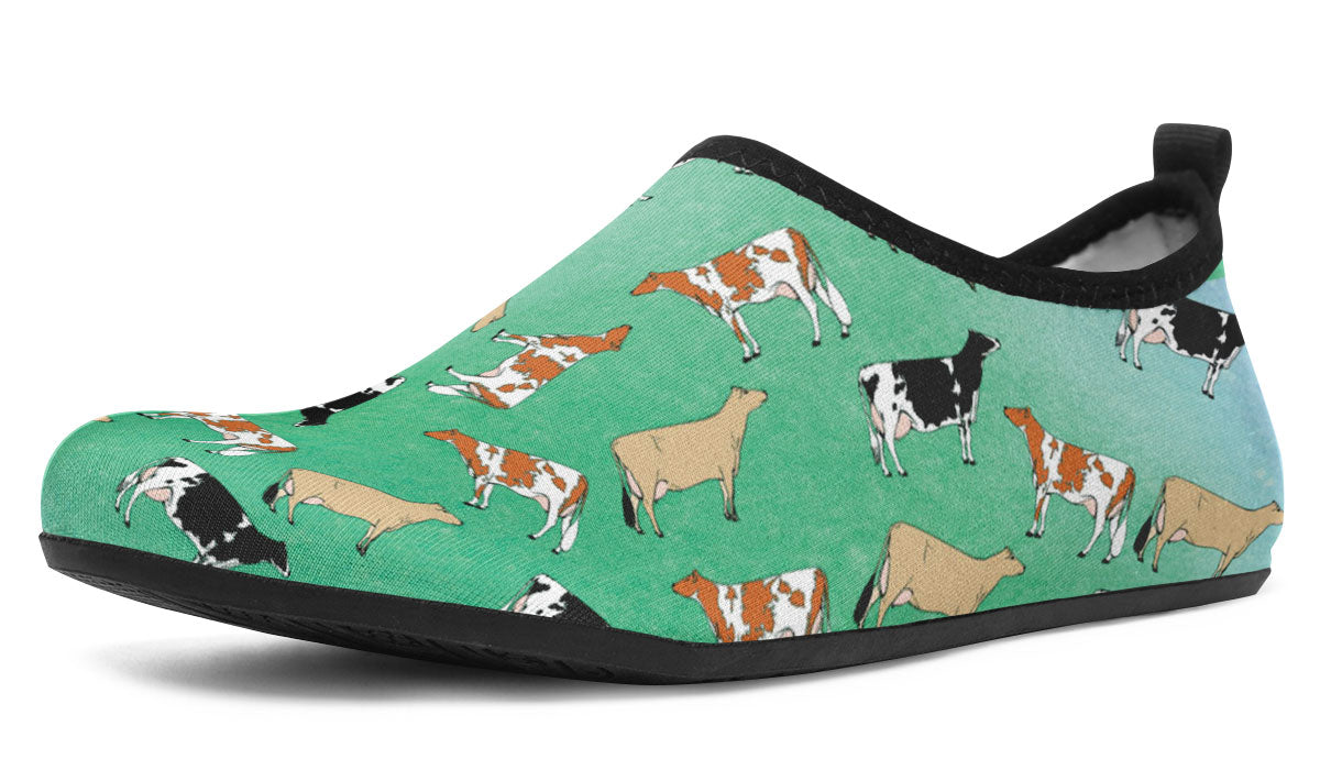 Cow Lovers Aqua Barefoot Shoes