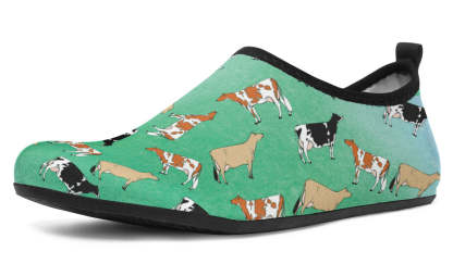Cow Lovers Aqua Barefoot Shoes