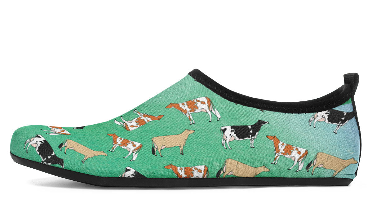 Cow Lovers Aqua Barefoot Shoes