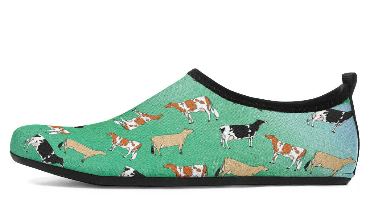 Cow Lovers Aqua Barefoot Shoes