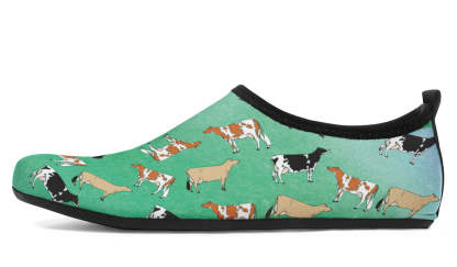 Cow Lovers Aqua Barefoot Shoes