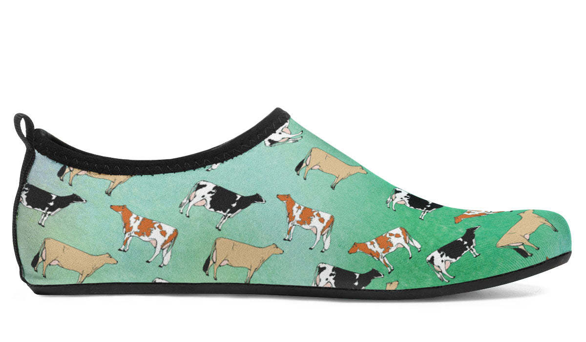 Cow Lovers Aqua Barefoot Shoes