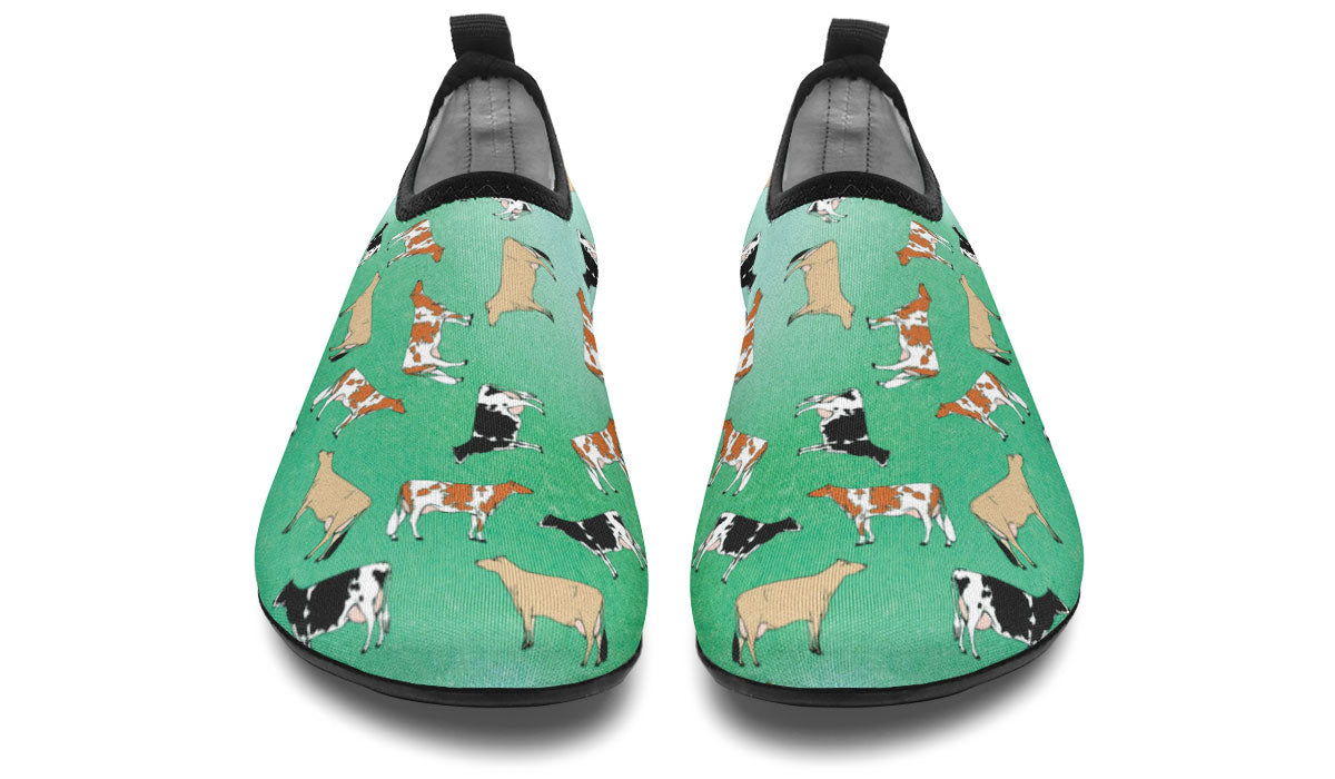 Cow Lovers Aqua Barefoot Shoes