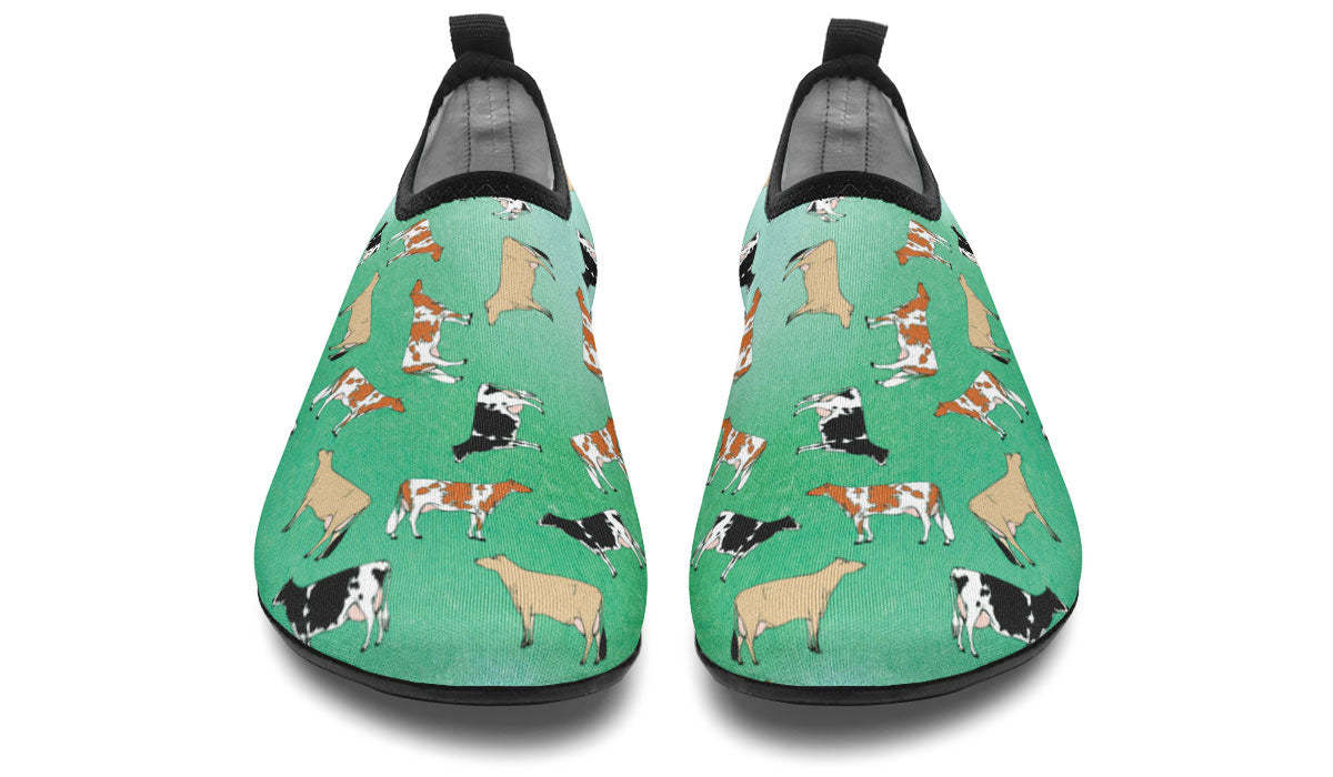 Cow Lovers Aqua Barefoot Shoes