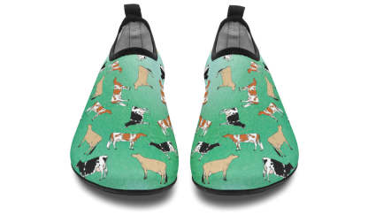 Cow Lovers Aqua Barefoot Shoes