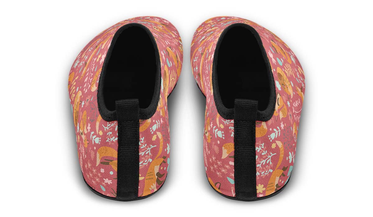 Foxy Foxes Aqua Barefoot Shoes
