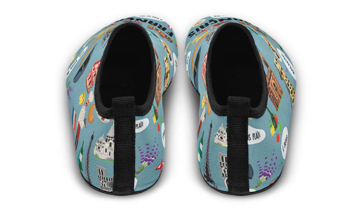 French Teacher Aqua Barefoot Shoes