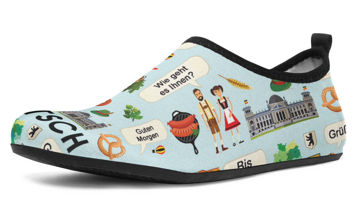 German Teacher Aqua Barefoot Shoes