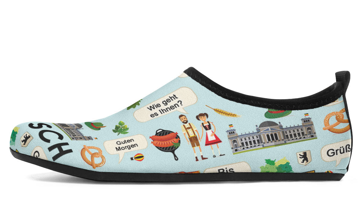 German Teacher Aqua Barefoot Shoes