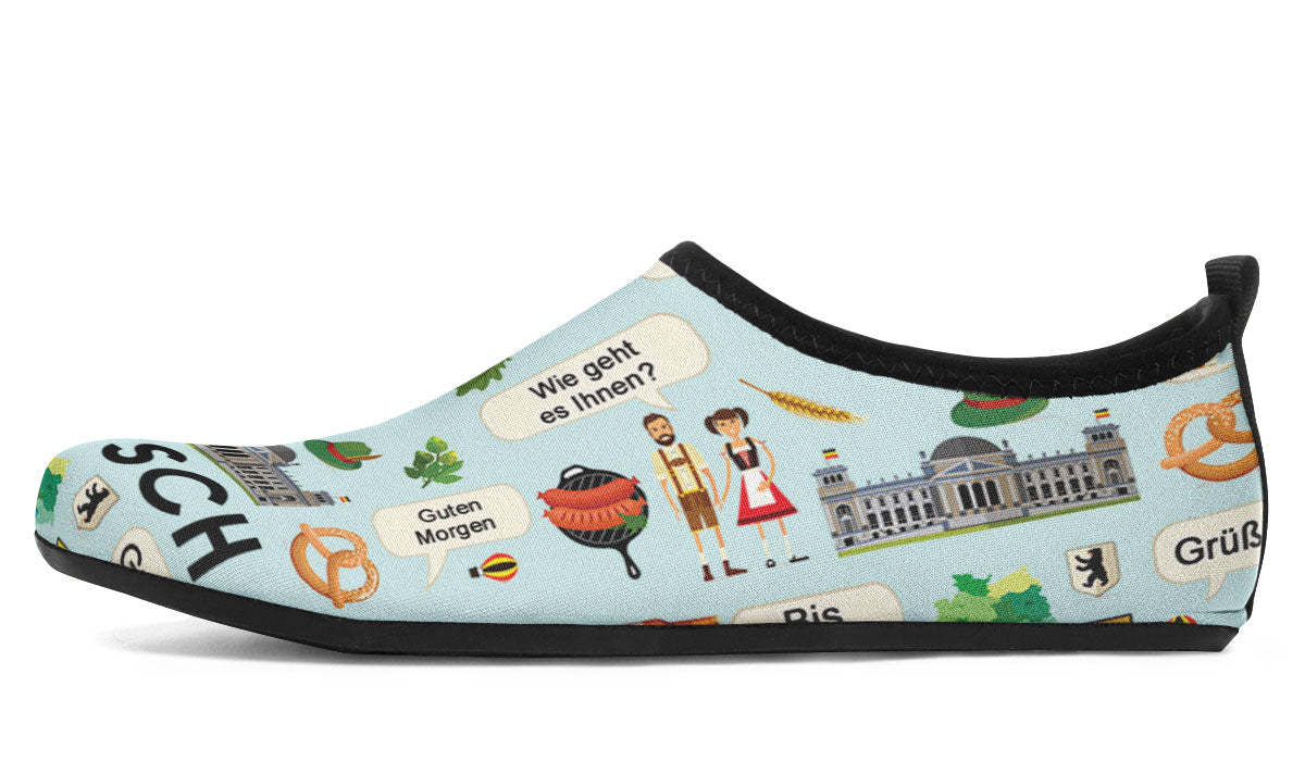 German Teacher Aqua Barefoot Shoes