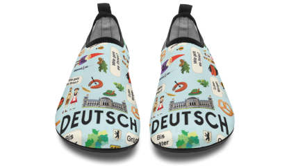 German Teacher Aqua Barefoot Shoes