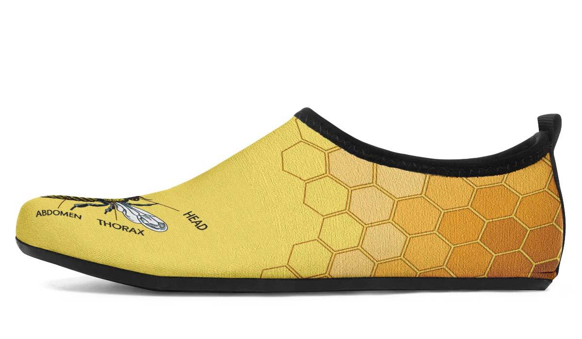 Honey Bee Diagram Aqua Barefoot Shoes